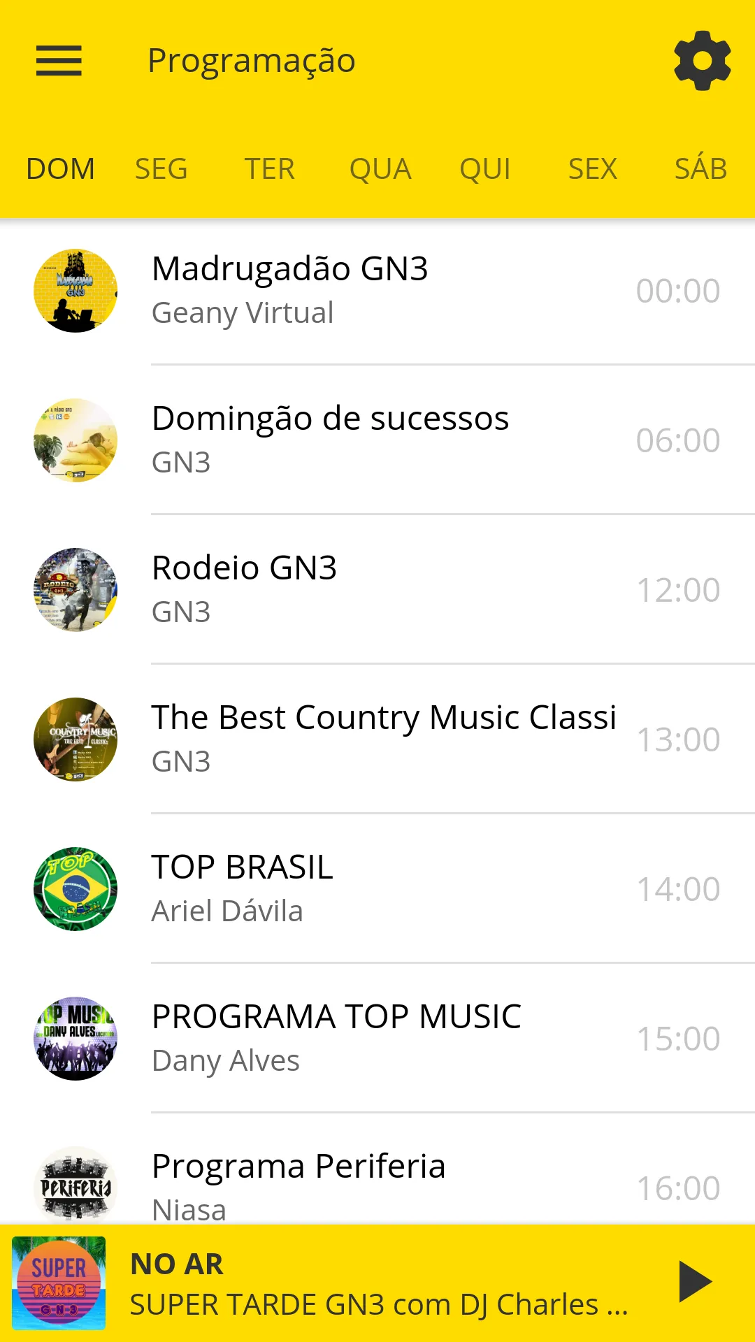 Rádio GN3 | Indus Appstore | Screenshot