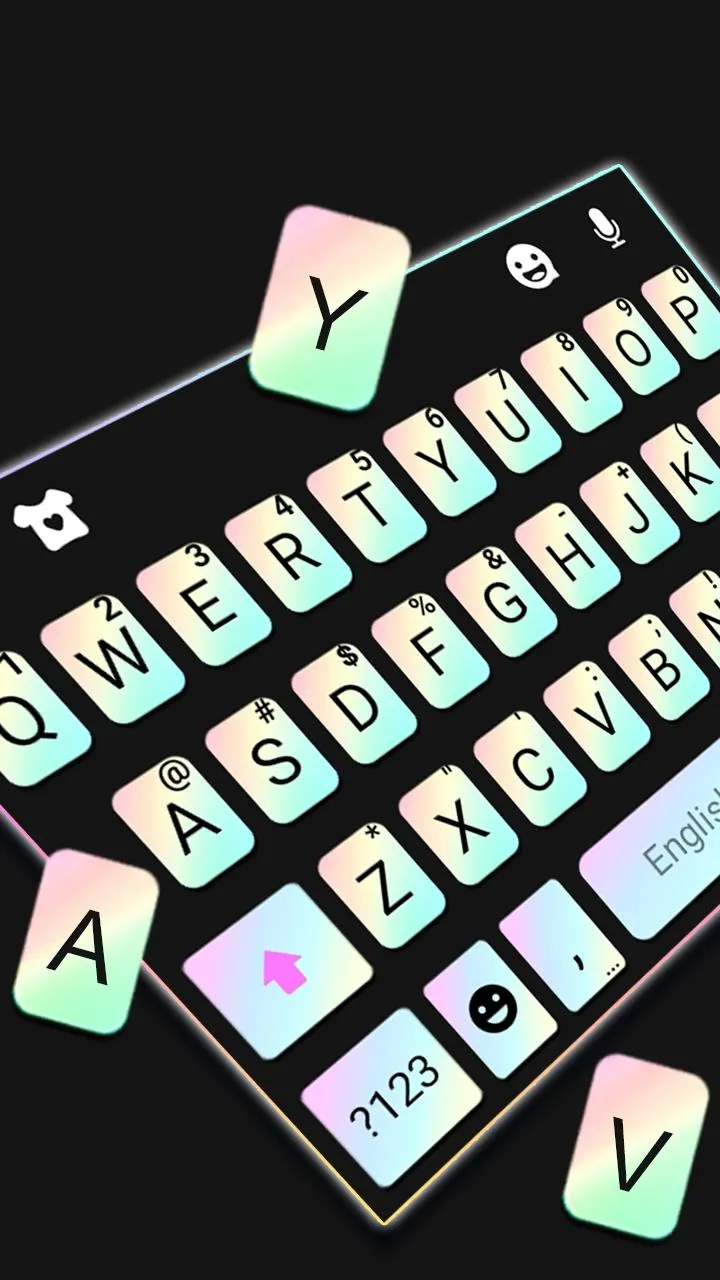 Simple Soft Pastel Keyboard Th | Indus Appstore | Screenshot