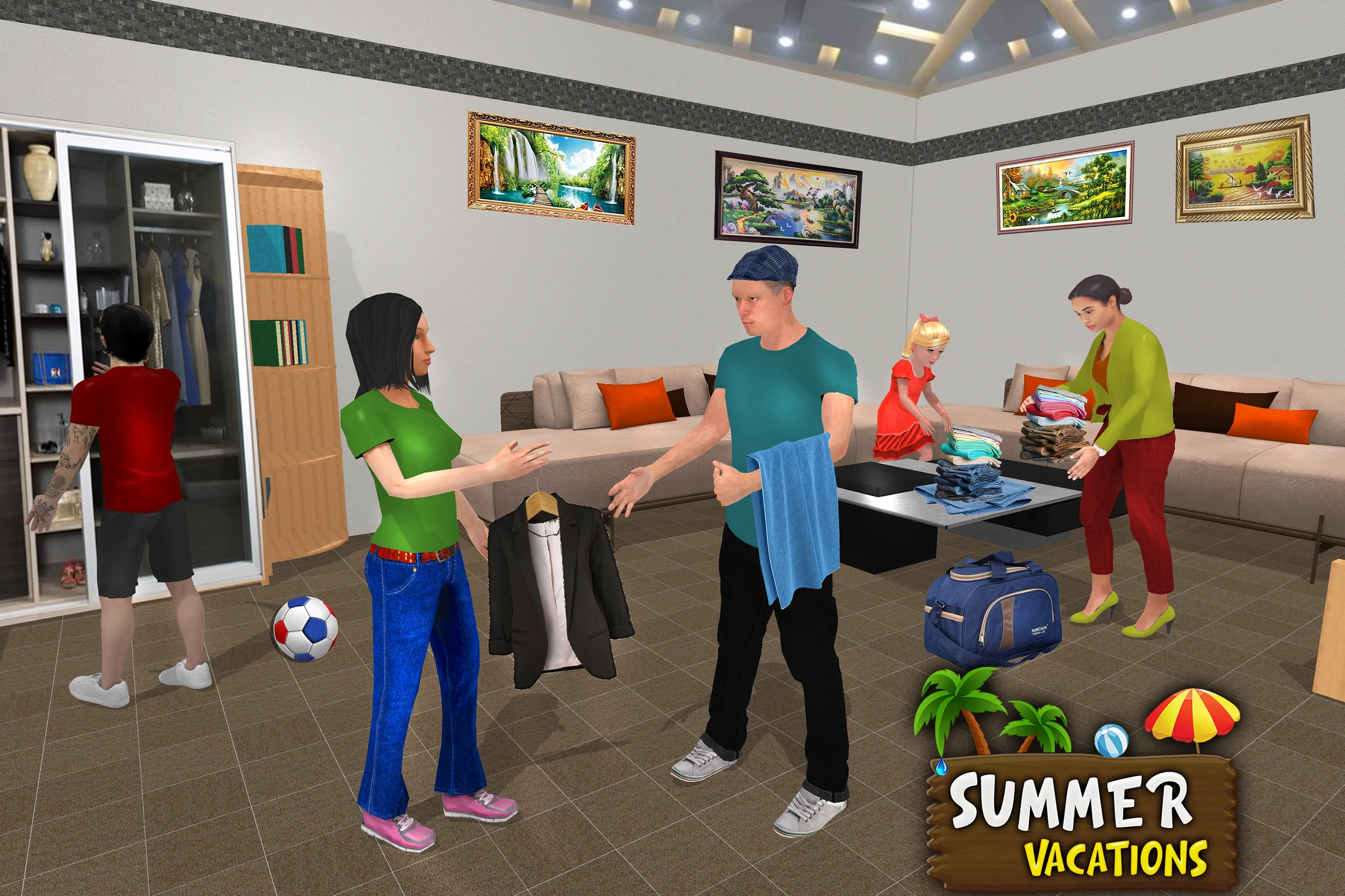 Virtual Family Summer Vacation | Indus Appstore | Screenshot