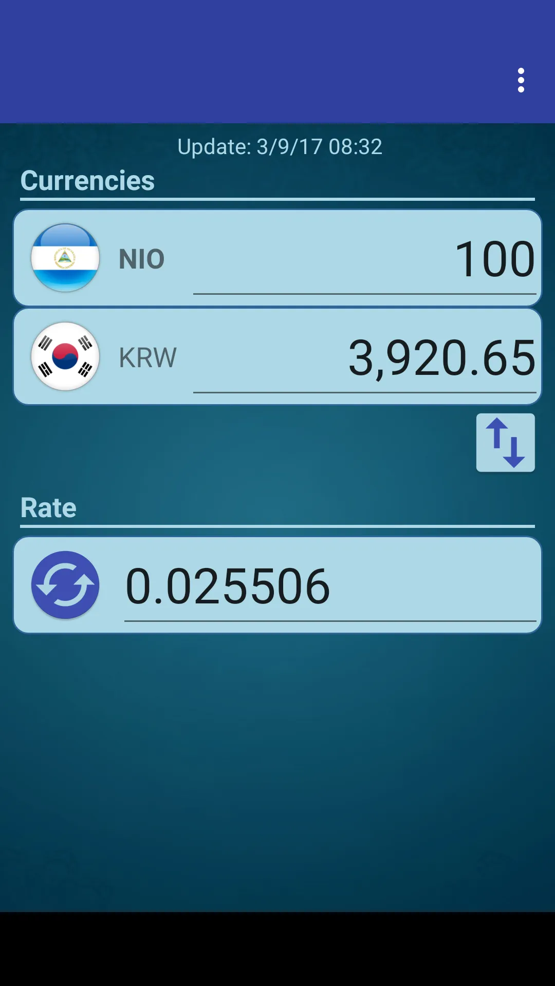 S Korea Won x Cordoba Oro | Indus Appstore | Screenshot