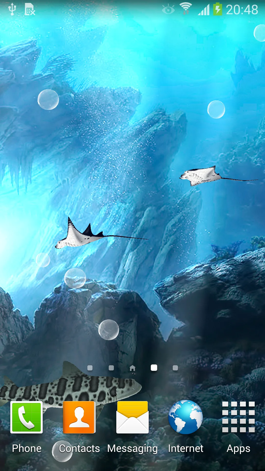 3D Sharks Live Wallpaper Lite | Indus Appstore | Screenshot