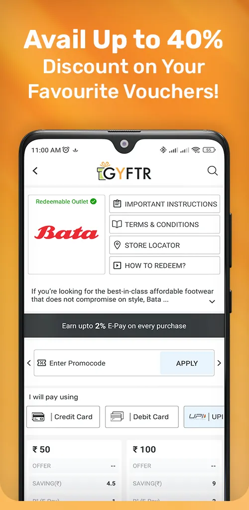 GyFTR: Gift Cards & Vouchers | Indus Appstore | Screenshot