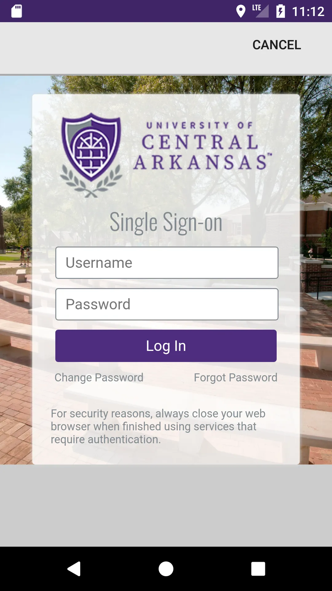 University of Central Arkansas | Indus Appstore | Screenshot