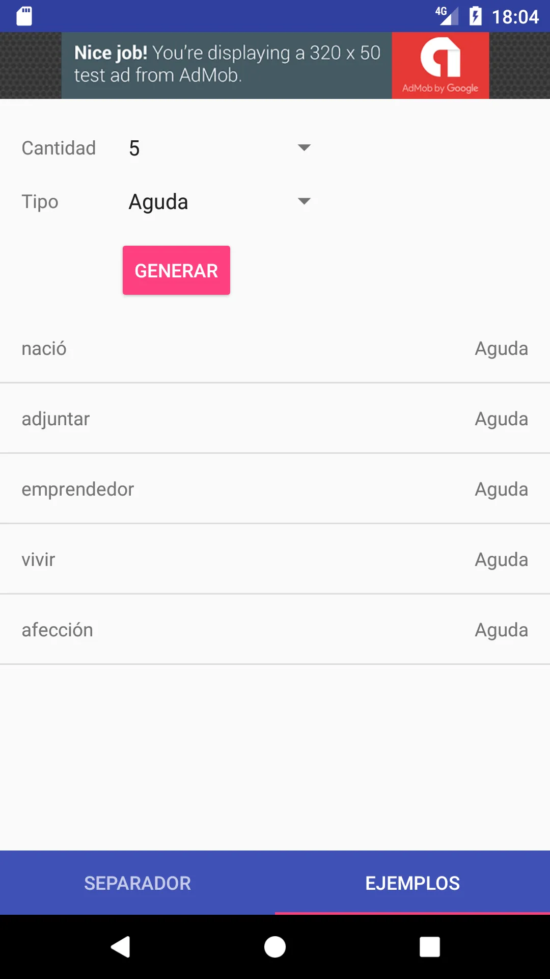 Separar en Sílabas | Indus Appstore | Screenshot