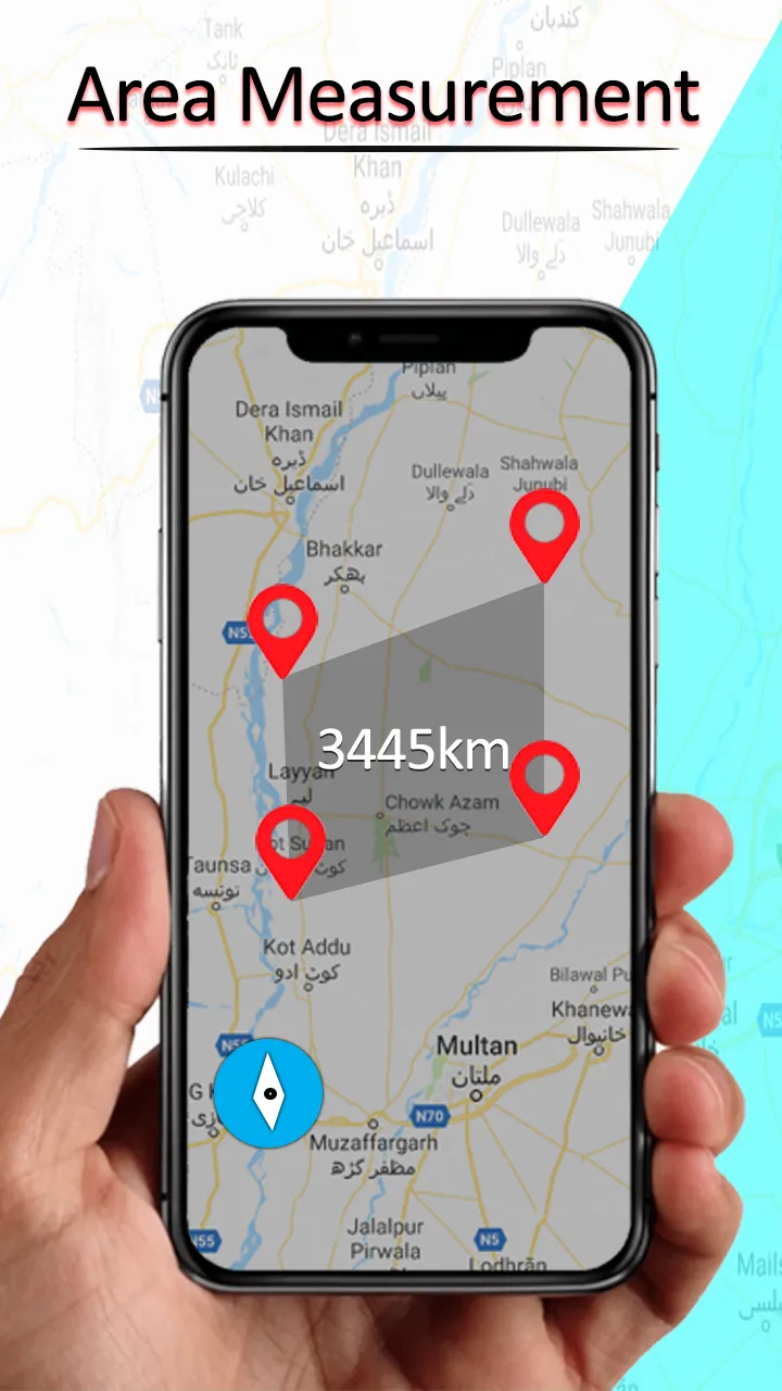 Distance Calculator Map Land M | Indus Appstore | Screenshot