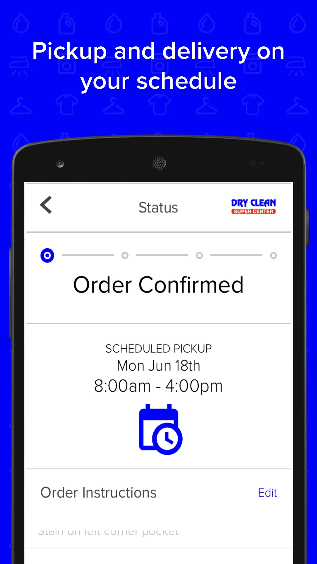 Dry Clean Super Center Mobile | Indus Appstore | Screenshot