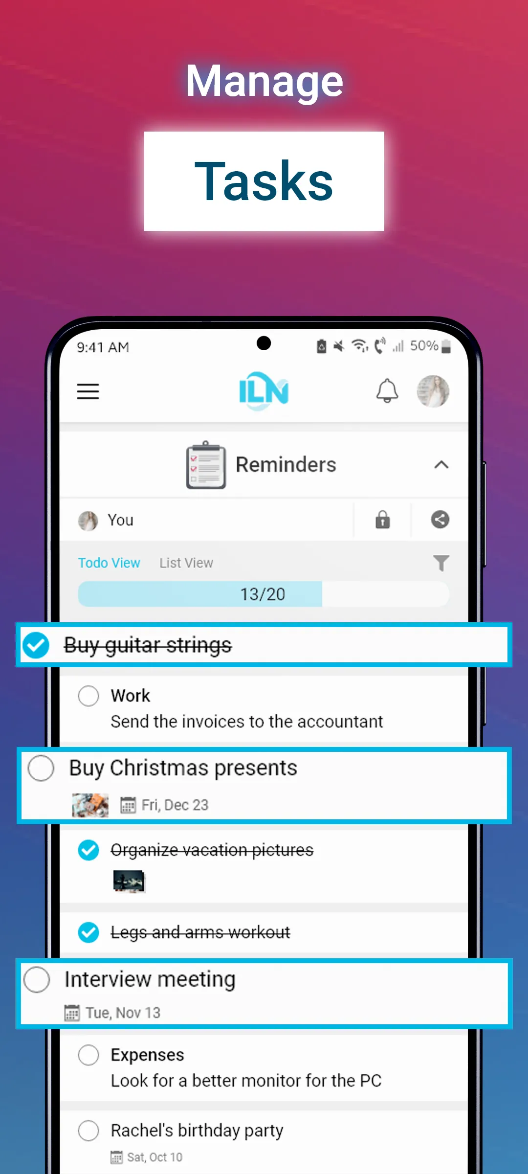 ILN - Your Life Manager | Indus Appstore | Screenshot