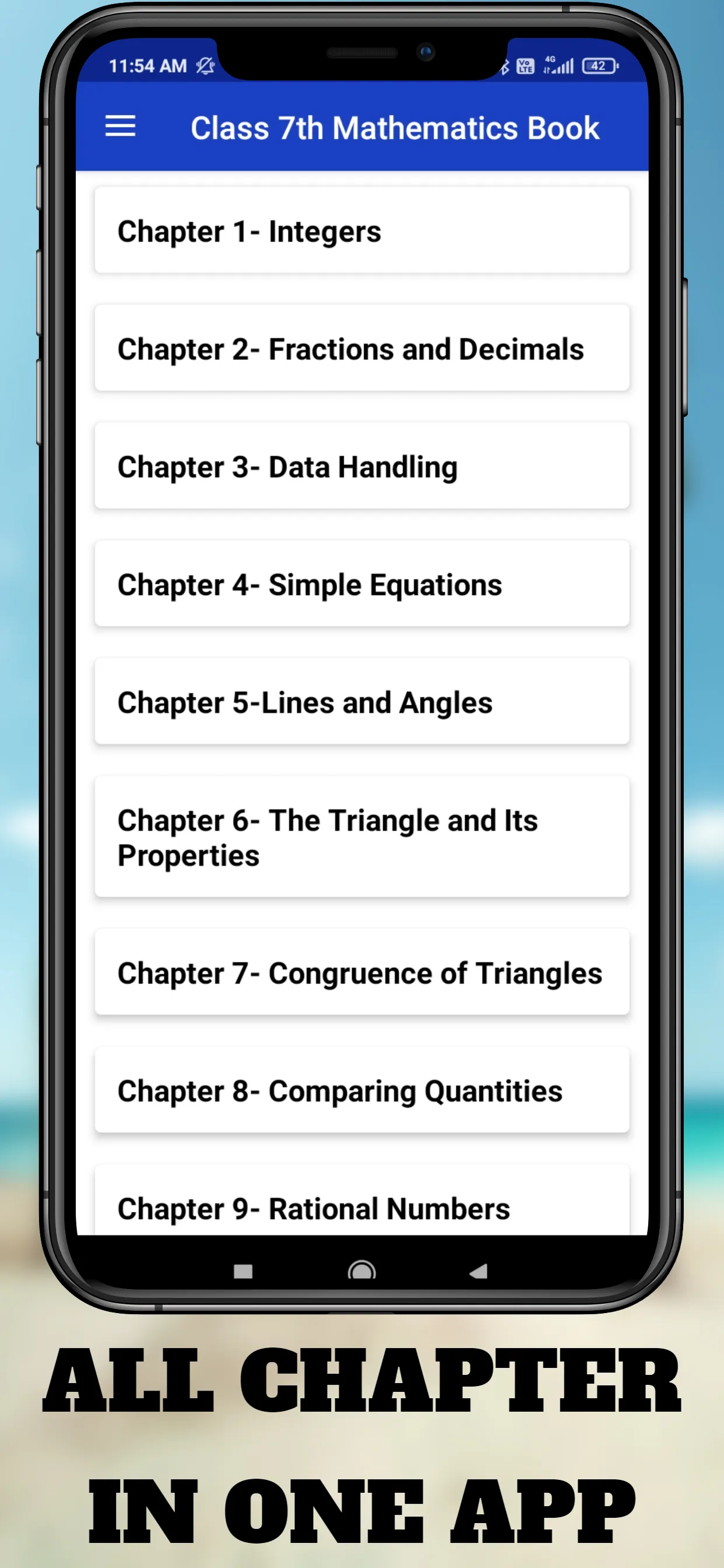 Class 7th Math NCERT Book | Indus Appstore | Screenshot