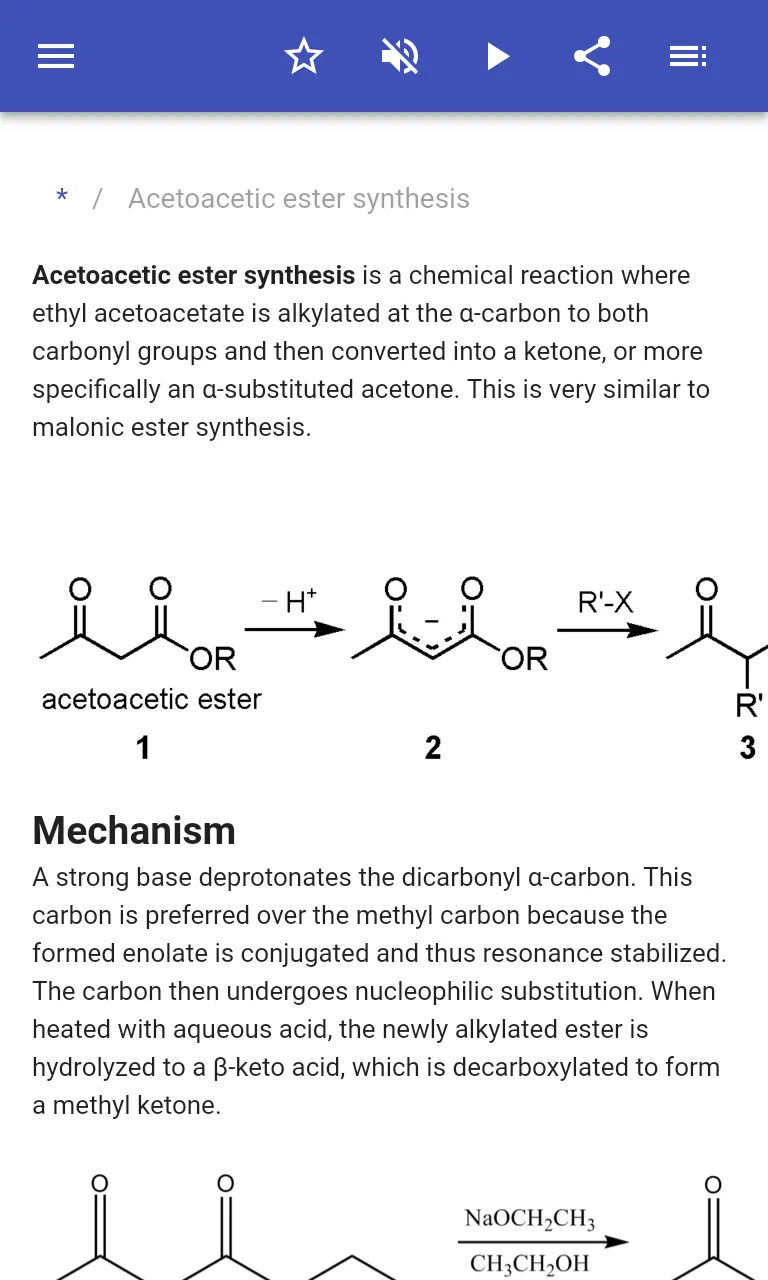 Organic reactions | Indus Appstore | Screenshot