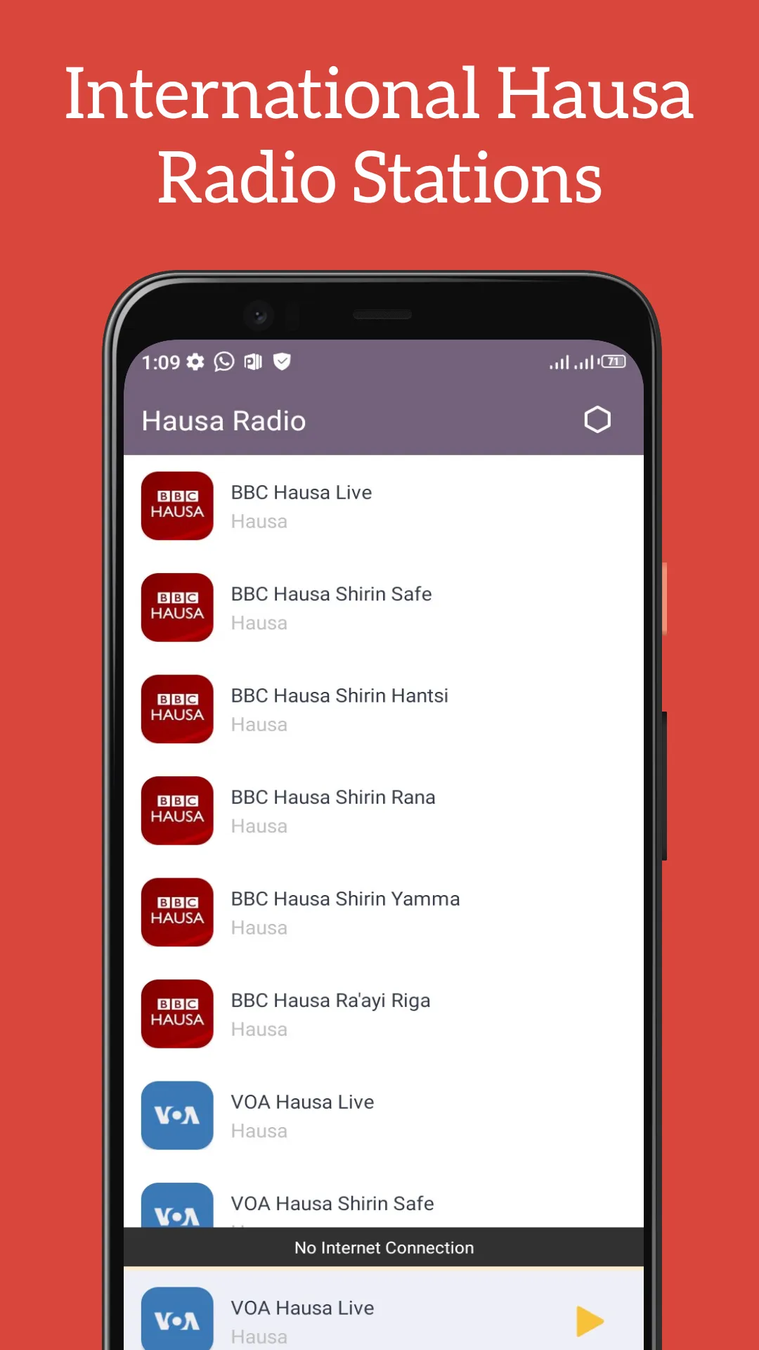 Hausa Radio Stations | Indus Appstore | Screenshot