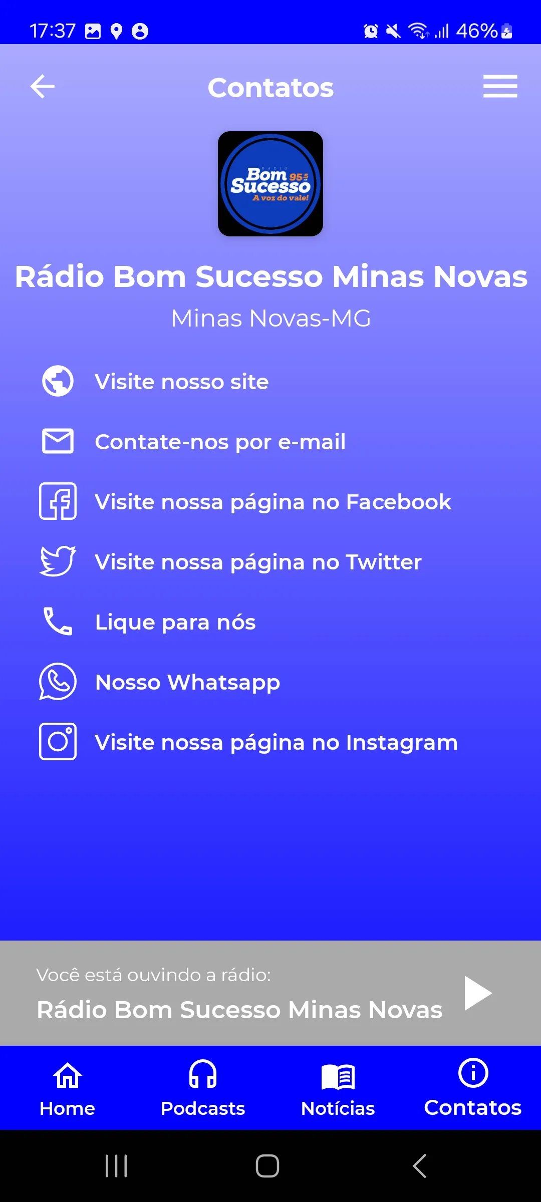 Rádio Bom Sucesso | Indus Appstore | Screenshot