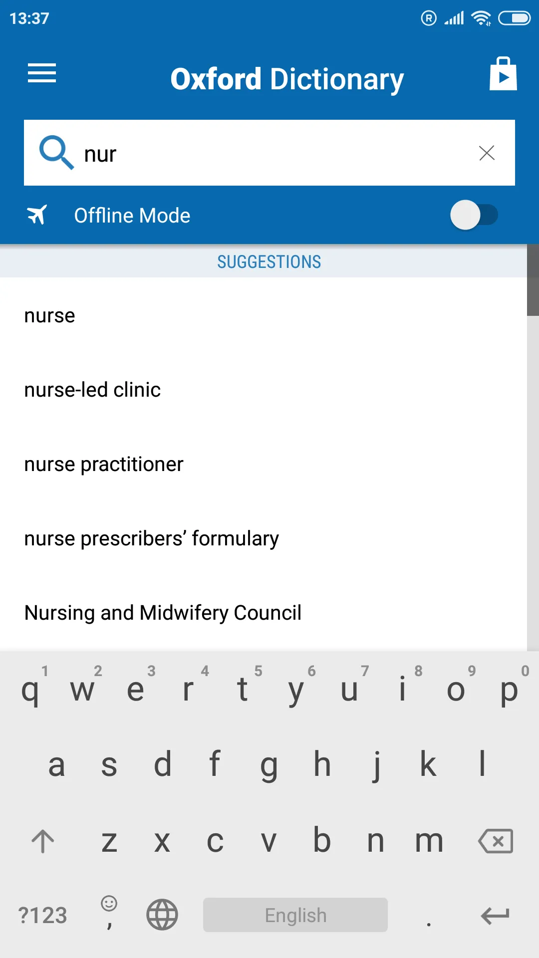 Oxford Dictionary of Nursing | Indus Appstore | Screenshot