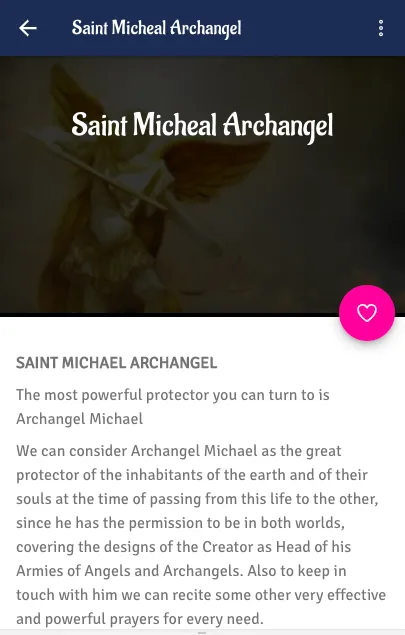 St Michael Prayer -Saint | Indus Appstore | Screenshot