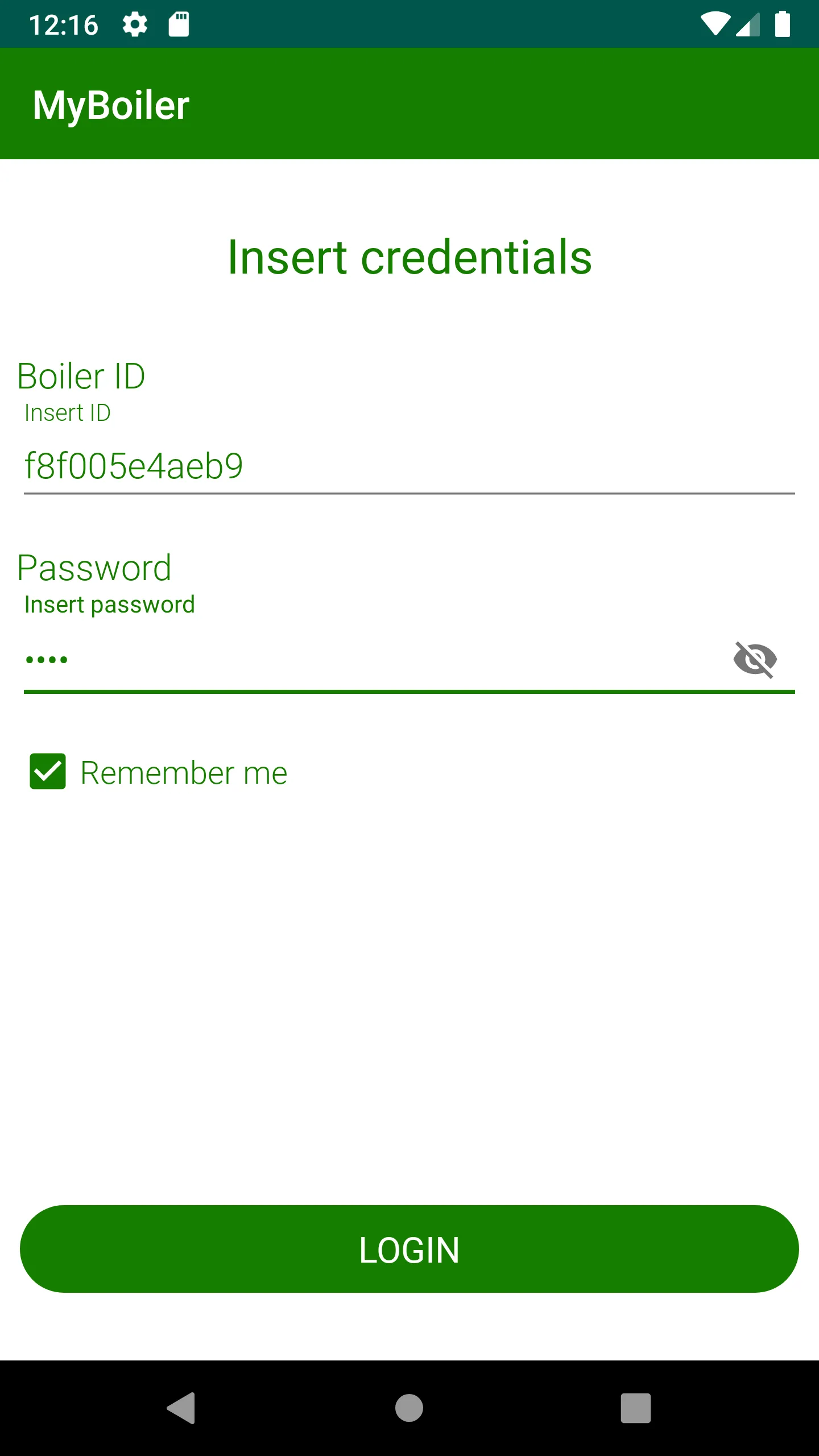 MyBoiler | Indus Appstore | Screenshot