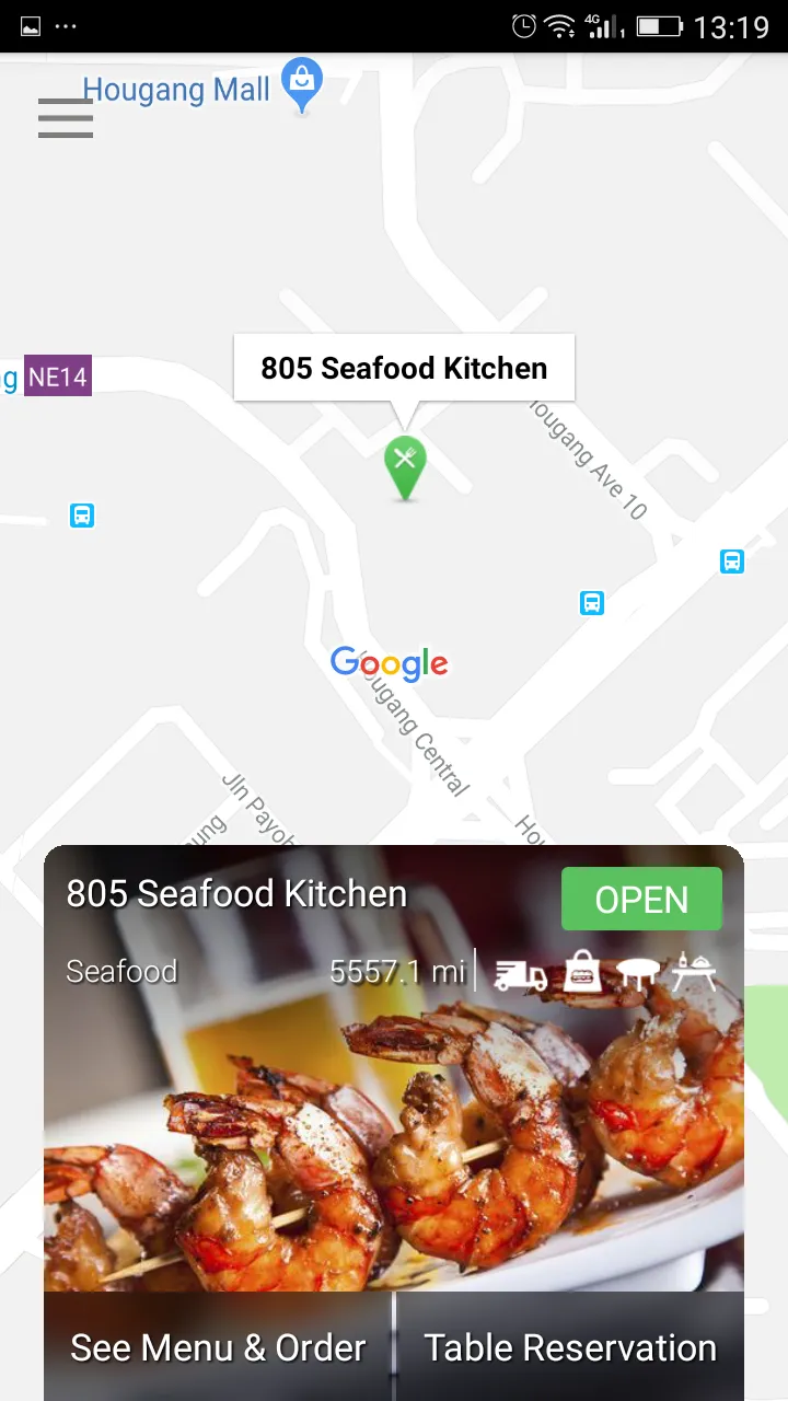 805 Seafood Kitchen | Indus Appstore | Screenshot