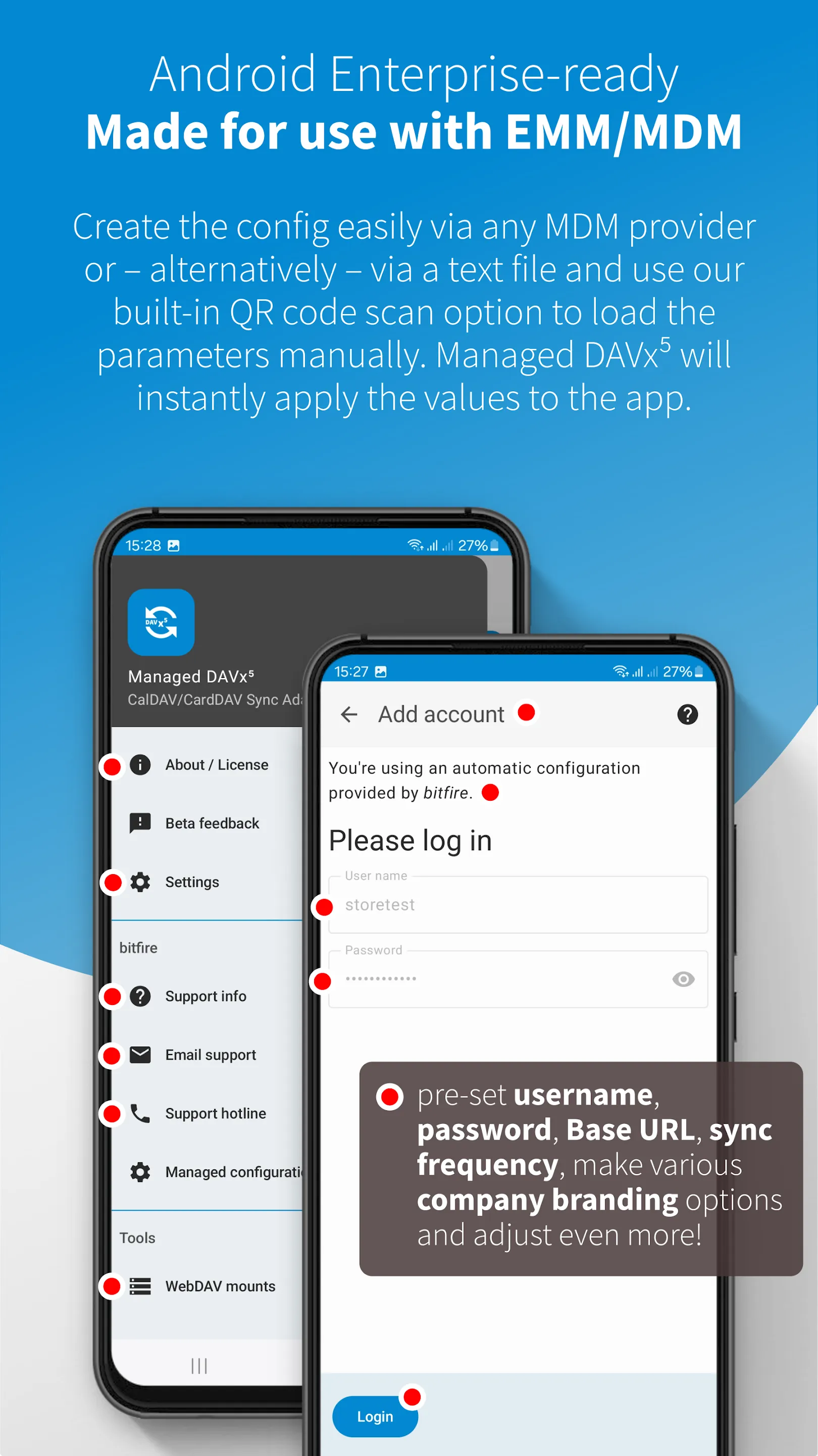 Managed DAVx⁵ for Enterprise | Indus Appstore | Screenshot