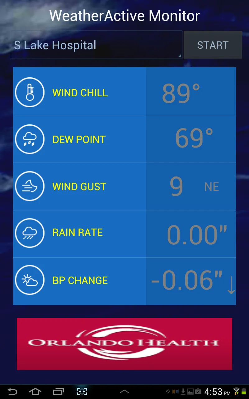 WeatherActive Monitor | Indus Appstore | Screenshot