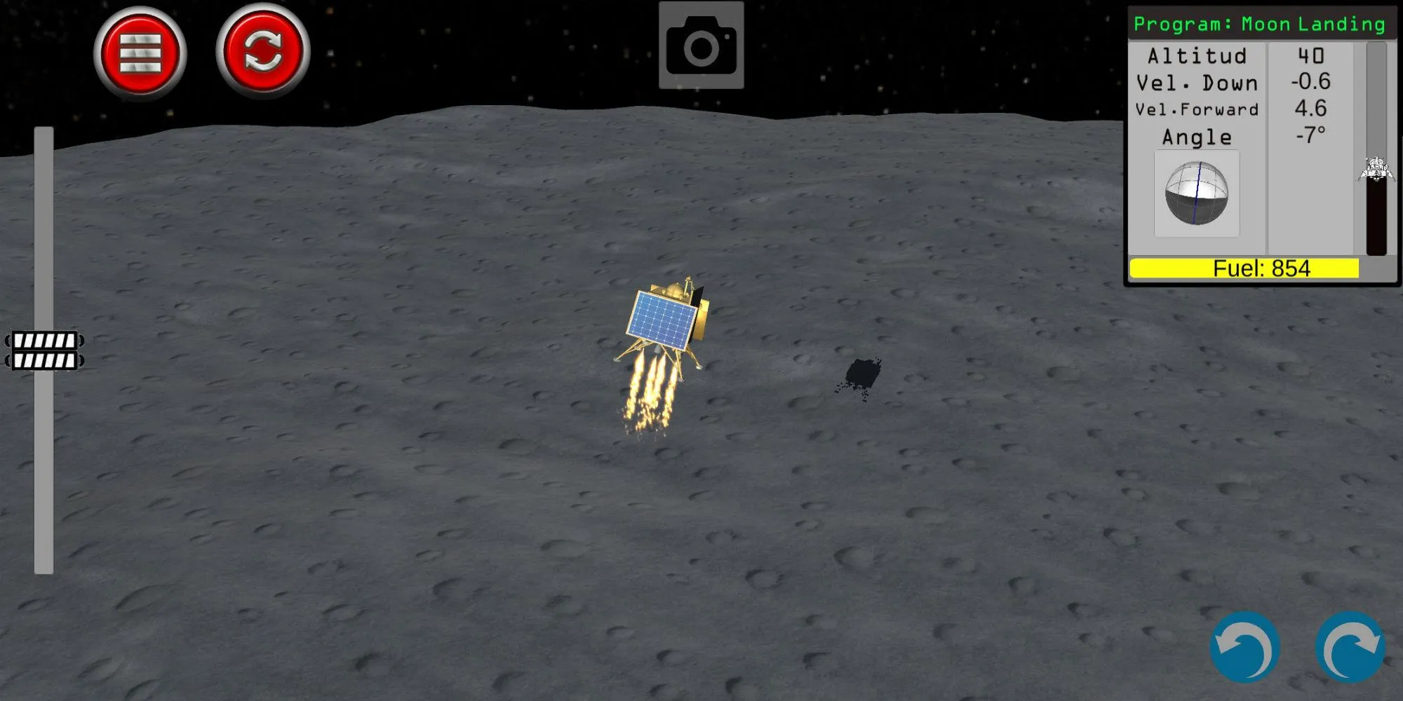 Chandrayaan Space Simulator | Indus Appstore | Screenshot