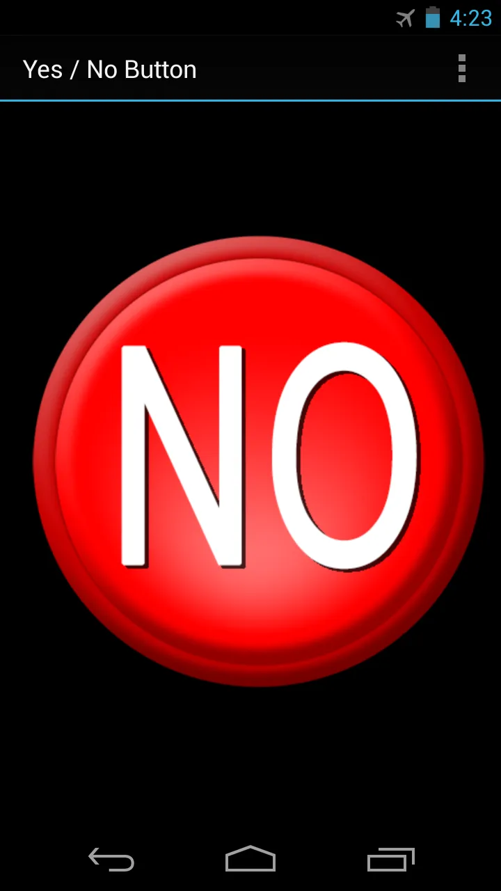 Yes / No Button | Indus Appstore | Screenshot