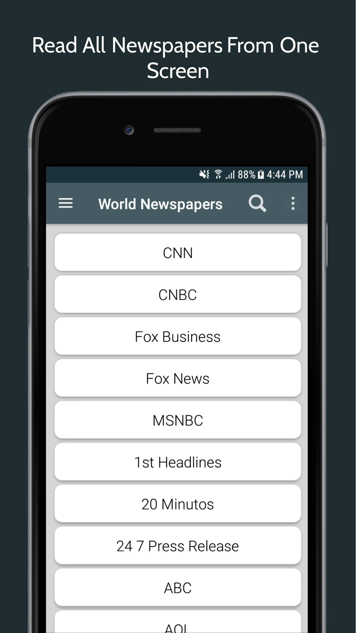 World Newspaper App | Indus Appstore | Screenshot