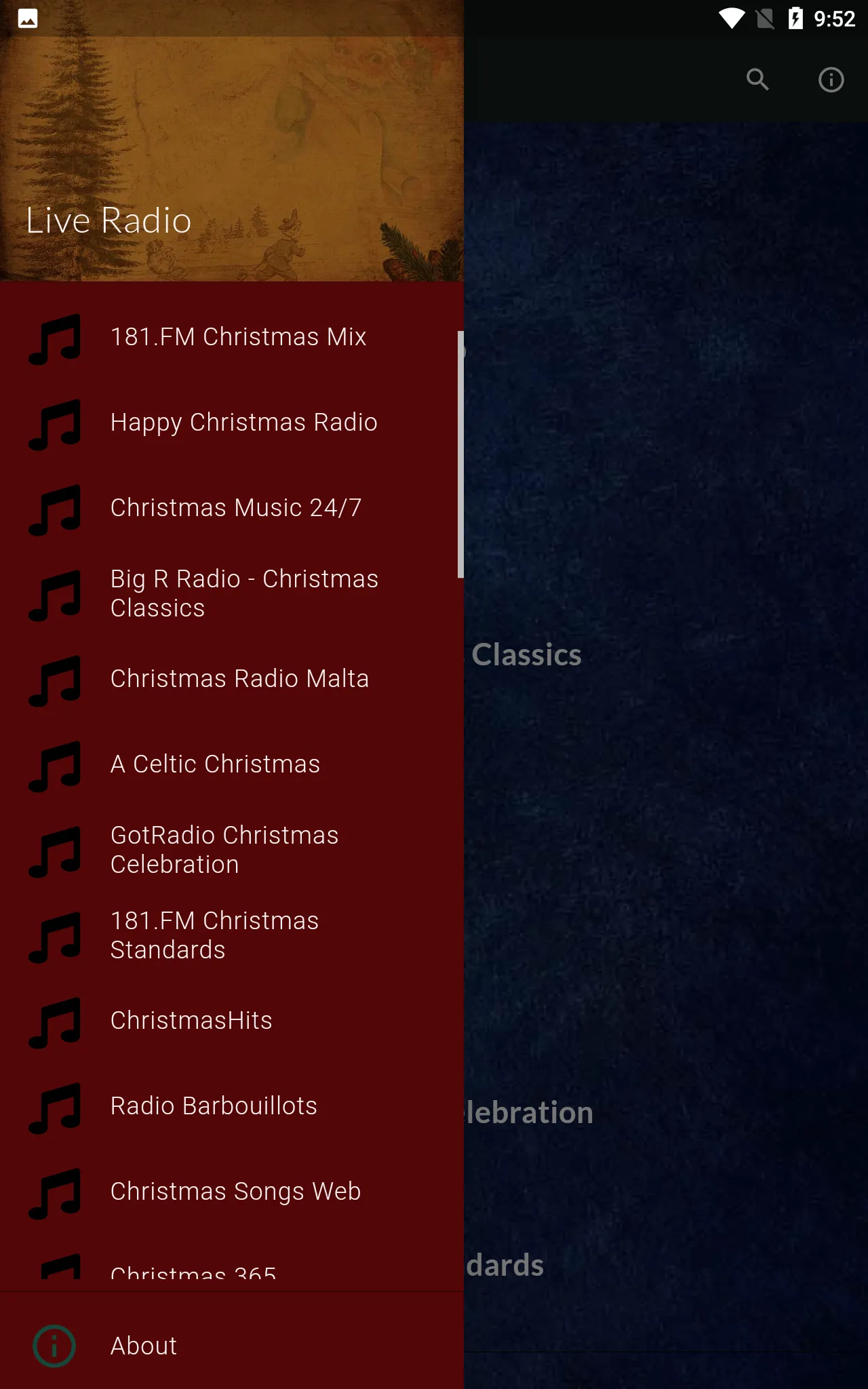 Christmas Music Radio | Indus Appstore | Screenshot