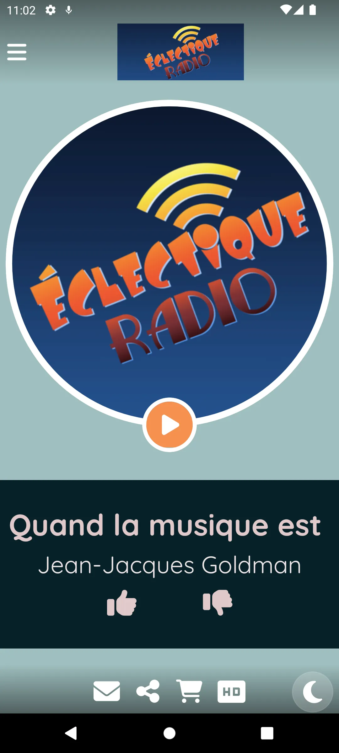 Éclectique Radio | Indus Appstore | Screenshot