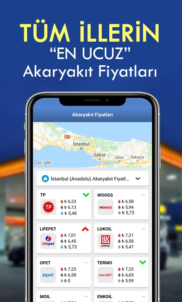 Akaryakıt Fiyatları Habercisi | Indus Appstore | Screenshot