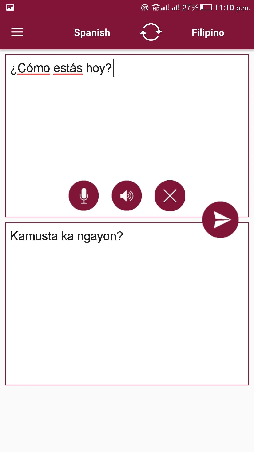 Filipino - Spanish Translator | Indus Appstore | Screenshot