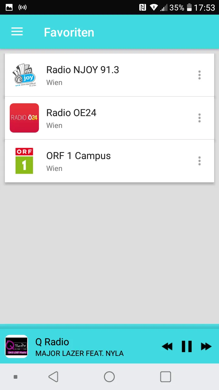 Radio Vienna | Indus Appstore | Screenshot