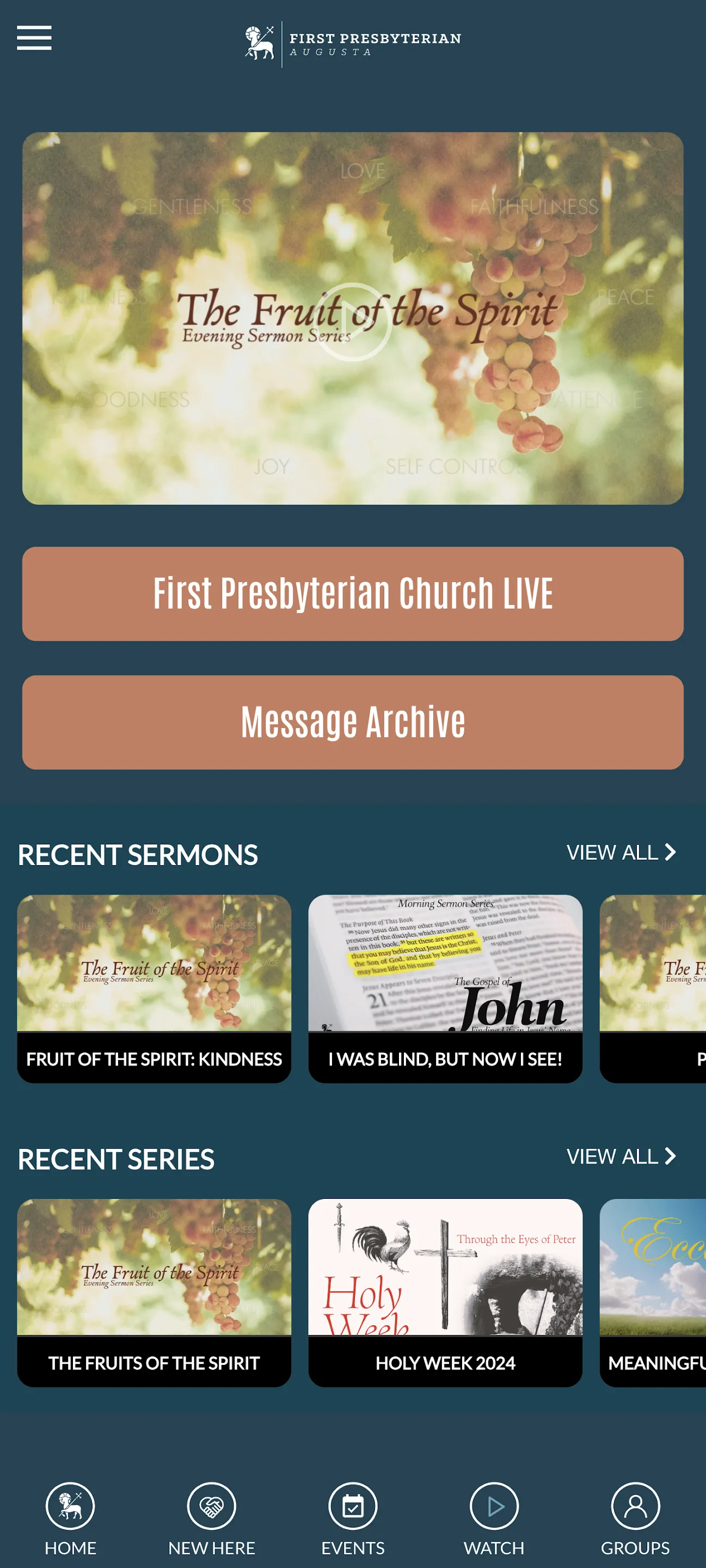 First Presbyterian Augusta | Indus Appstore | Screenshot