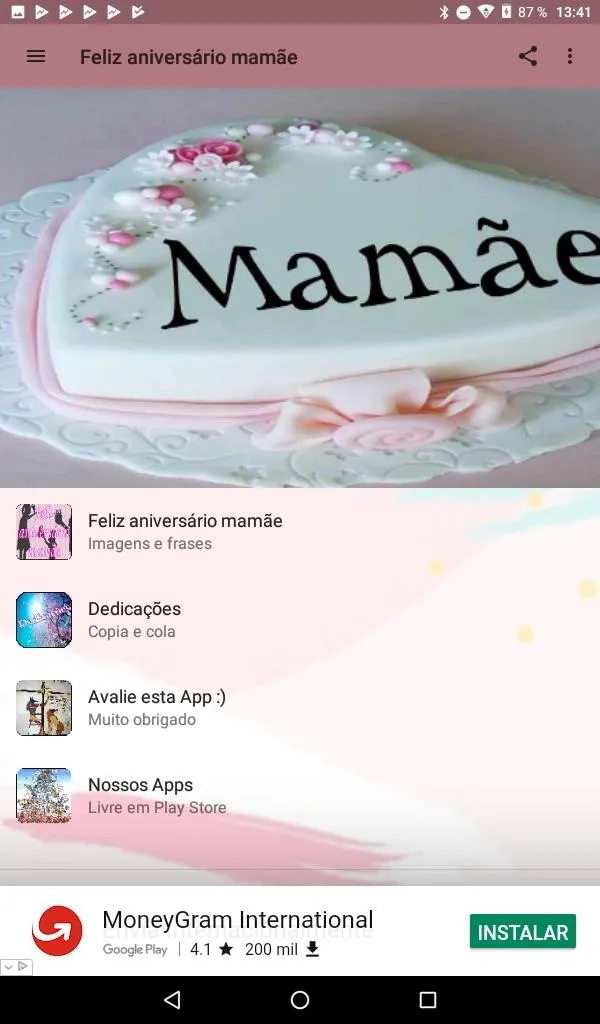 MAMÃ UM ÓTIMO ANIVERSÁRIO | Indus Appstore | Screenshot