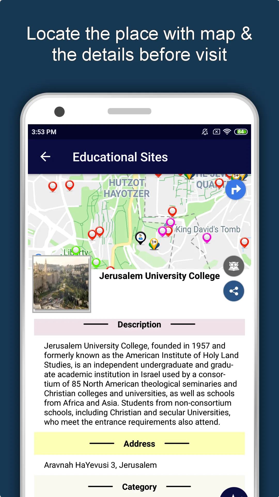 Jerusalem Travel & Explore, Of | Indus Appstore | Screenshot