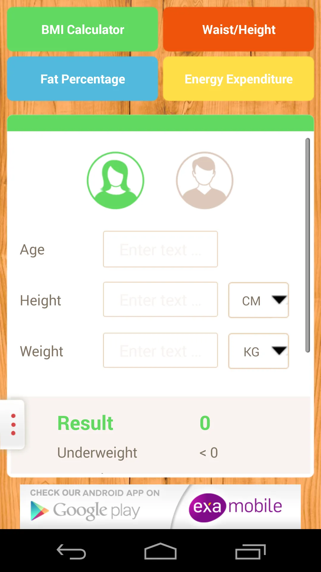 BMI Calculator: weight loss | Indus Appstore | Screenshot