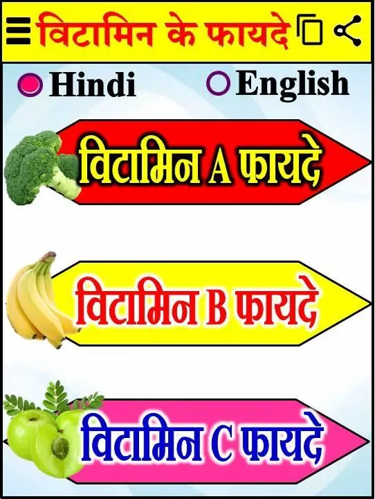 Vitamin Guide विटामिन फायदे | Indus Appstore | Screenshot