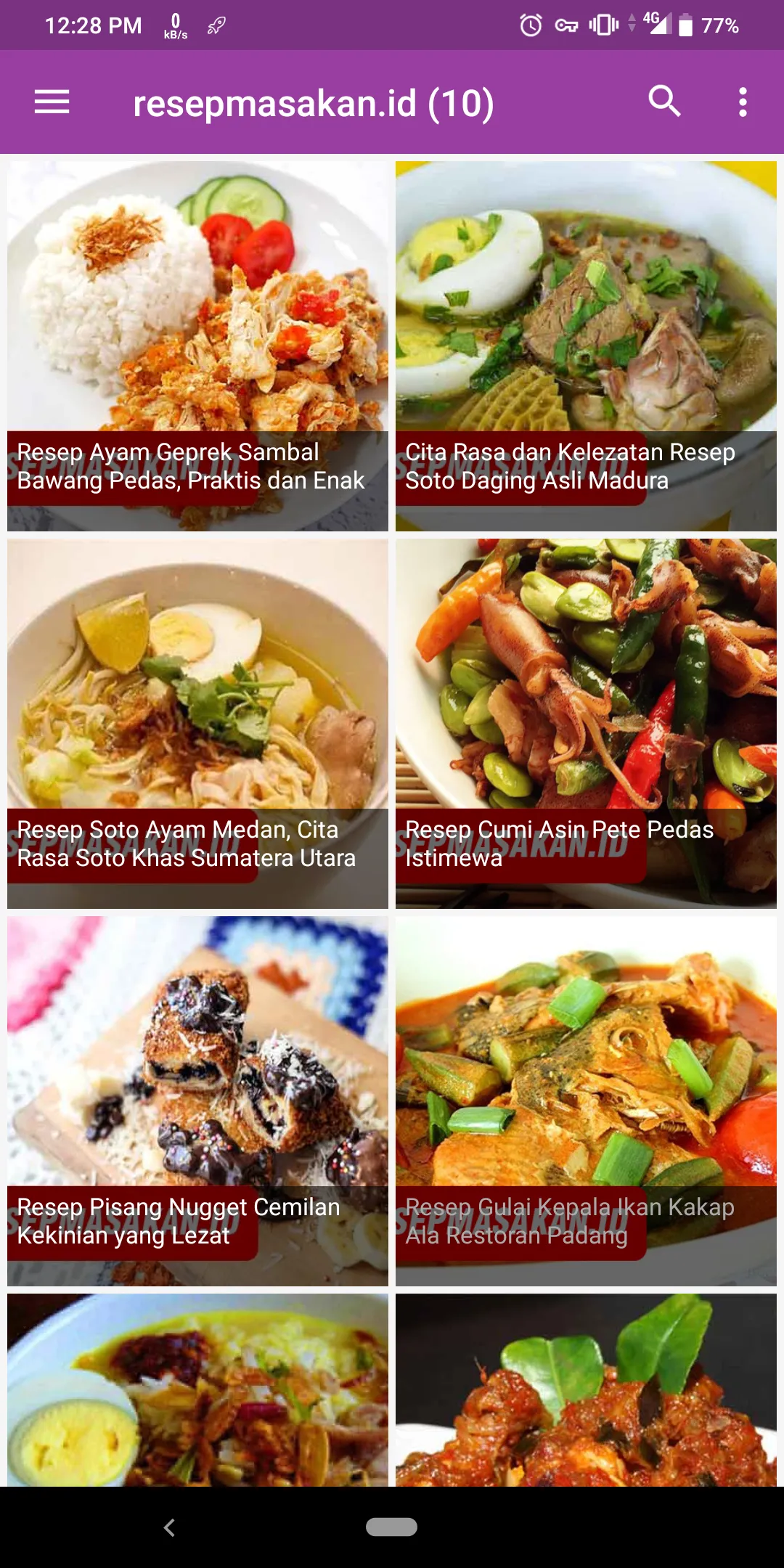 Resep Masakan Indonesia | Indus Appstore | Screenshot