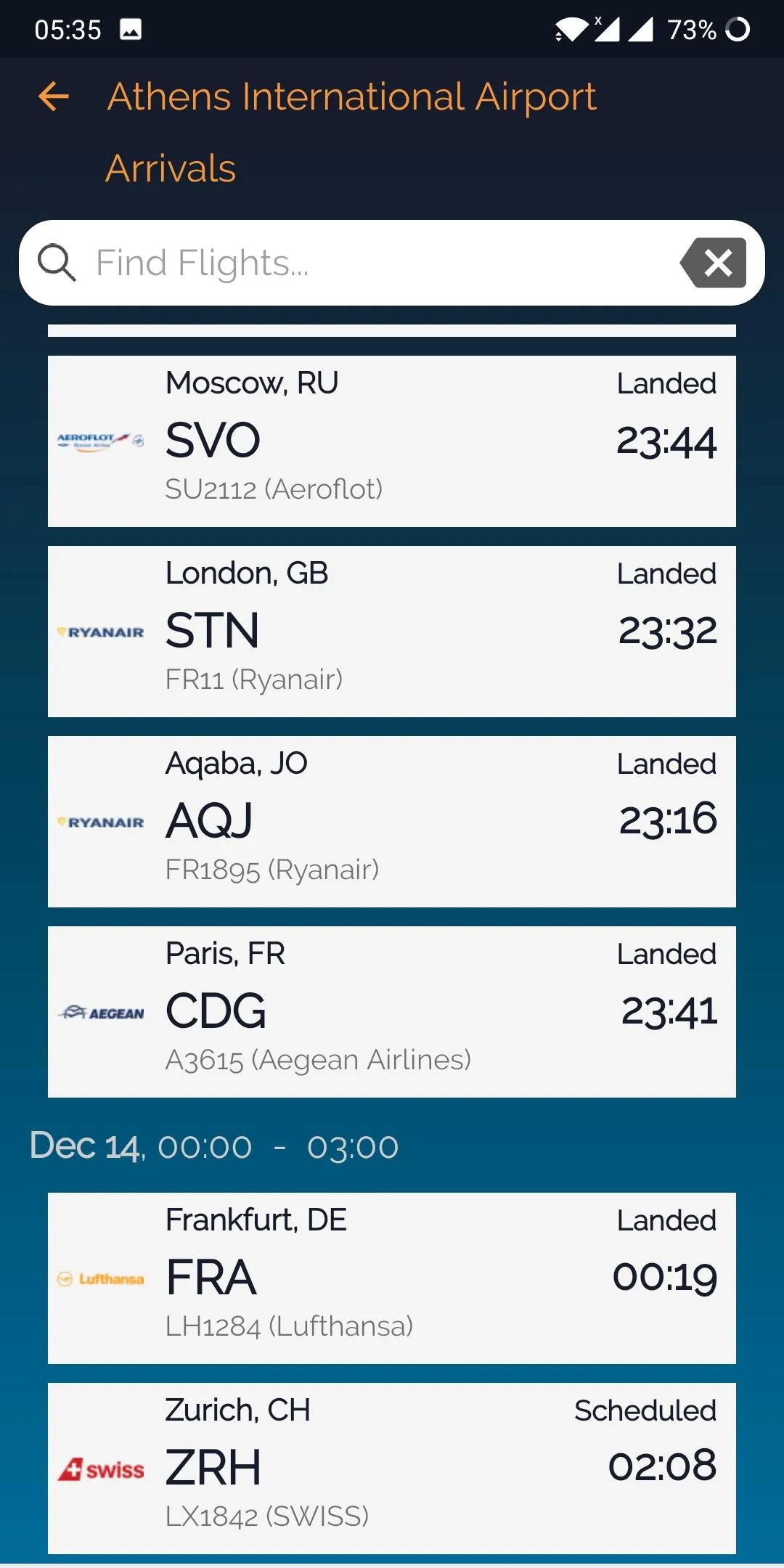 Athens Airport (ATH) Info | Indus Appstore | Screenshot