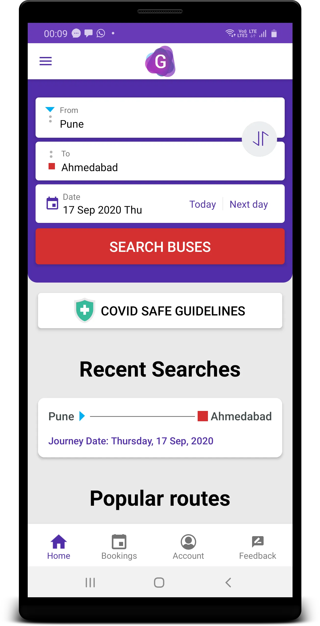 Ganga Travels | Indus Appstore | Screenshot