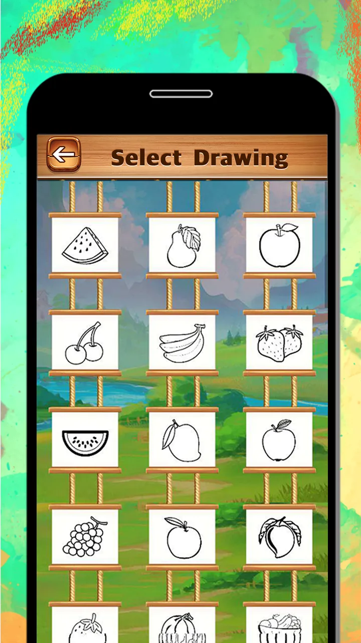 Fruits Coloring & Drawing Book | Indus Appstore | Screenshot