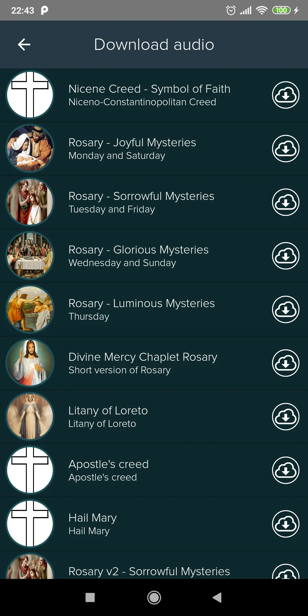 Rosary and prayers audio | Indus Appstore | Screenshot