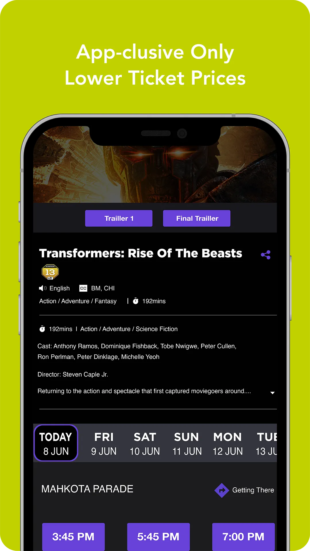 mmCineplexes | Indus Appstore | Screenshot