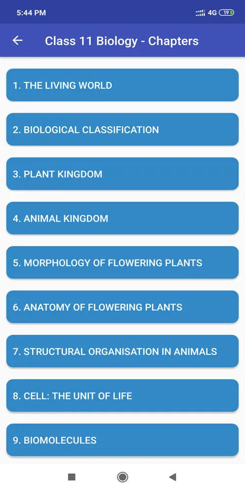 Class 11 Biology NCERT Book in | Indus Appstore | Screenshot