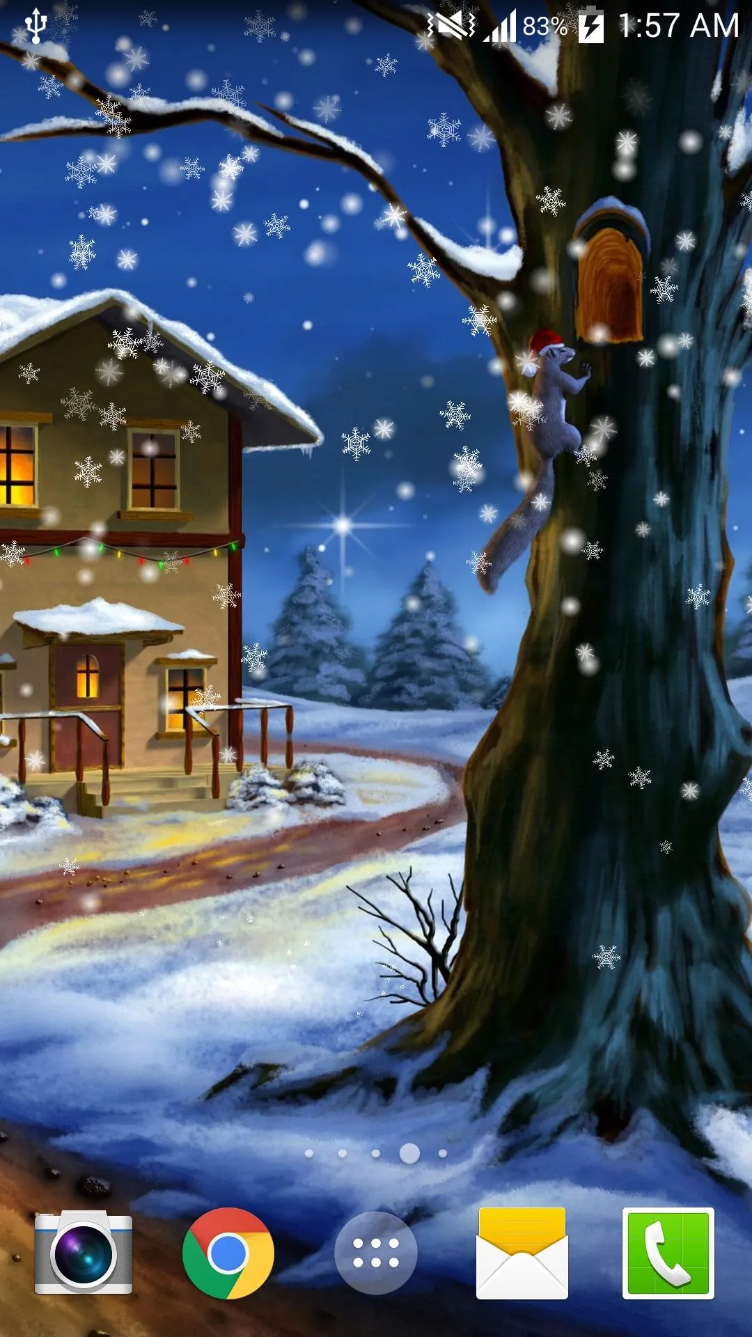 Christmas Night Live Wallpaper | Indus Appstore | Screenshot