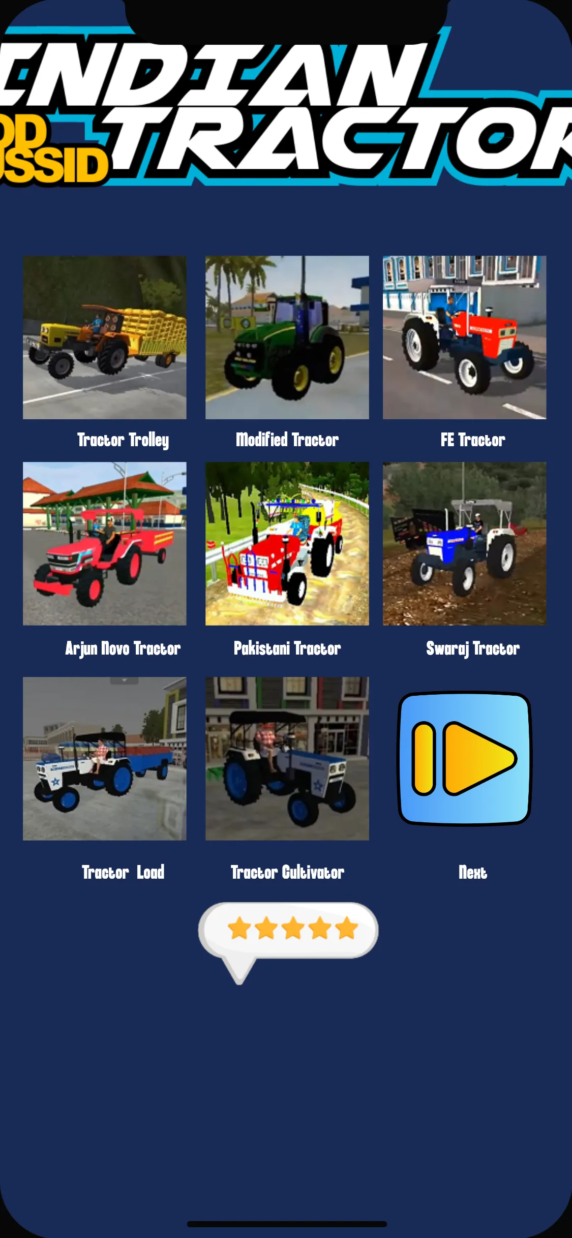 Indian Tractor Mod Bussid | Indus Appstore | Screenshot