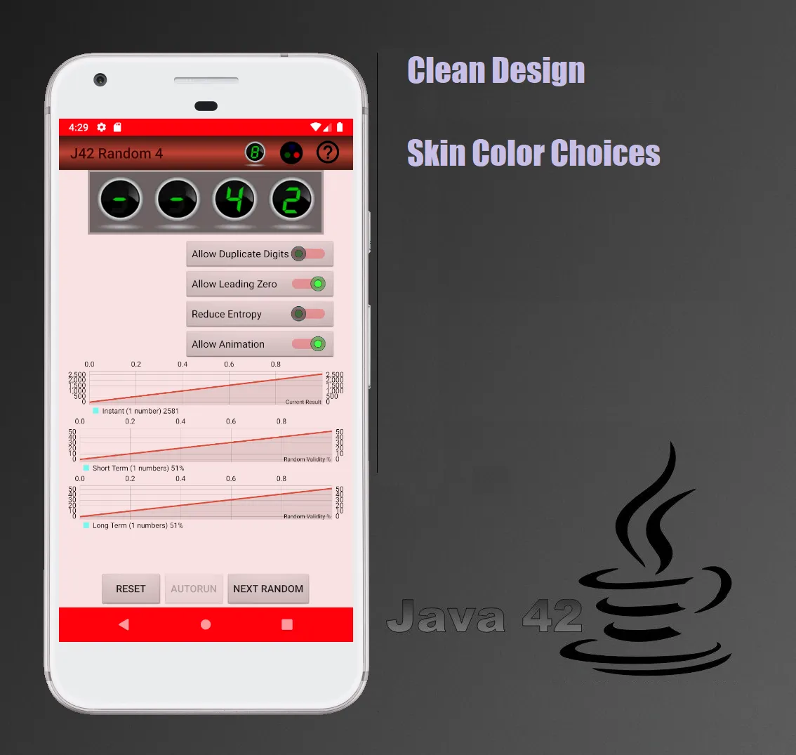 J42 Random Number Generator -  | Indus Appstore | Screenshot