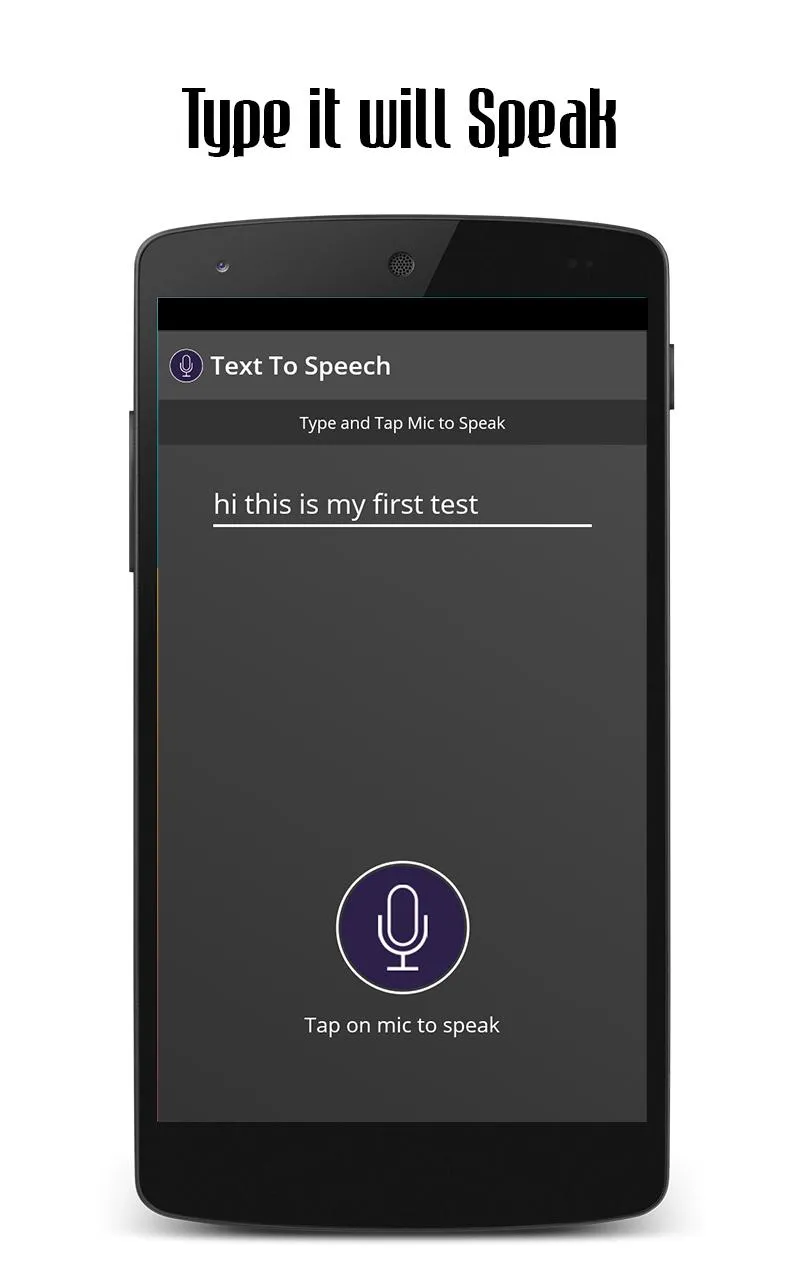 Speech Text [speak text] | Indus Appstore | Screenshot