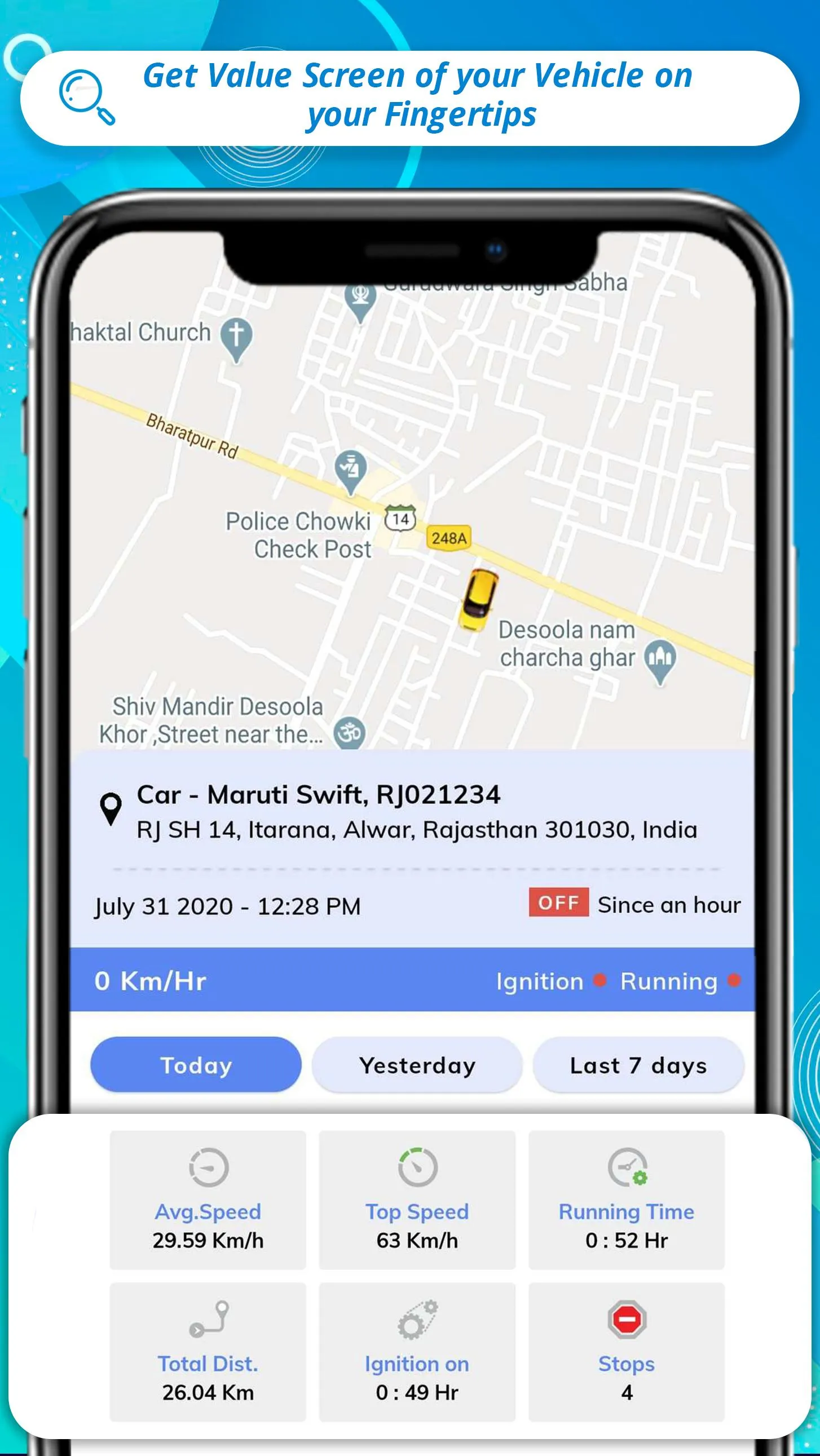 PISTA GPS Tracker | Indus Appstore | Screenshot