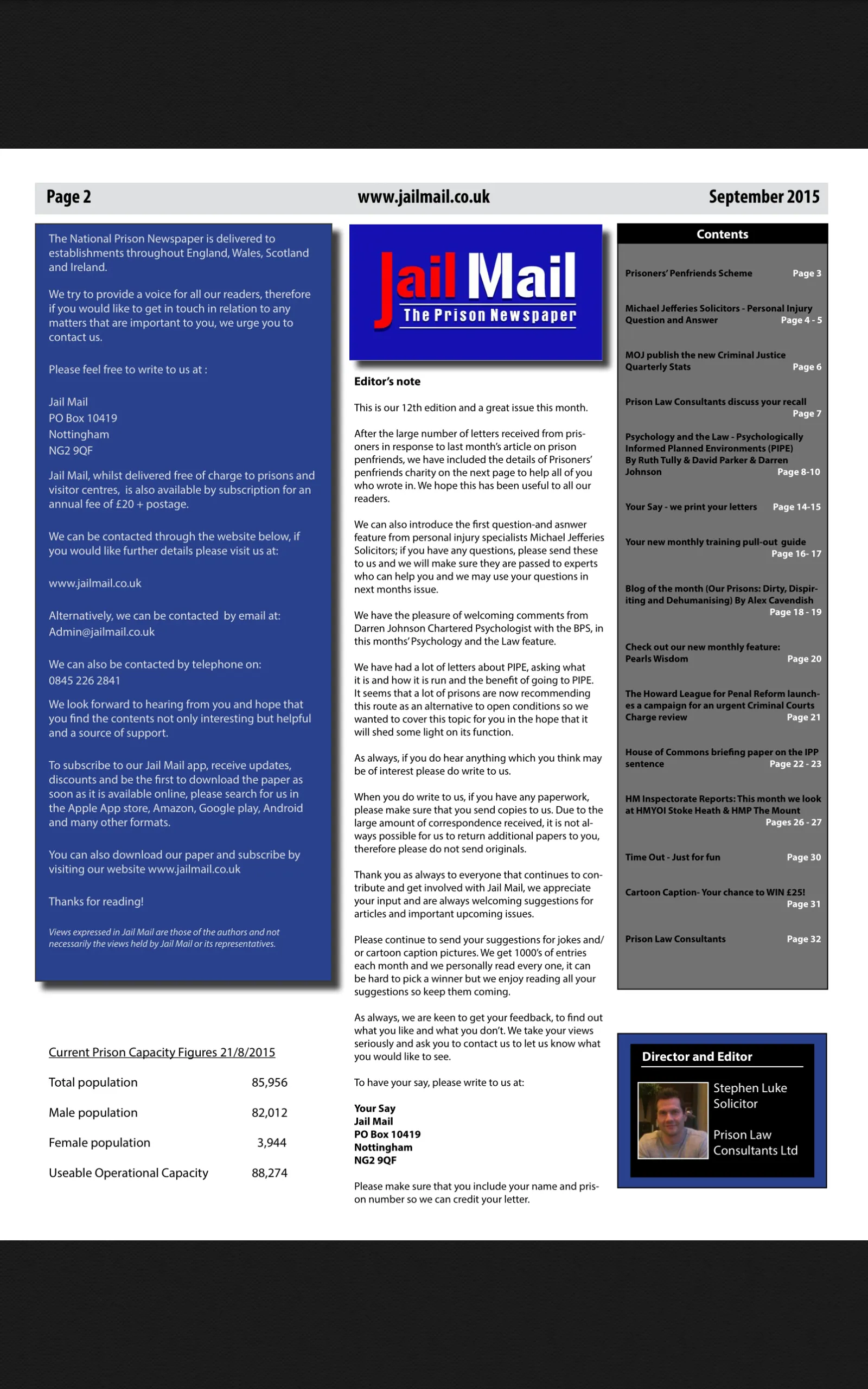 Jail Mail UK –Prison Newspaper | Indus Appstore | Screenshot