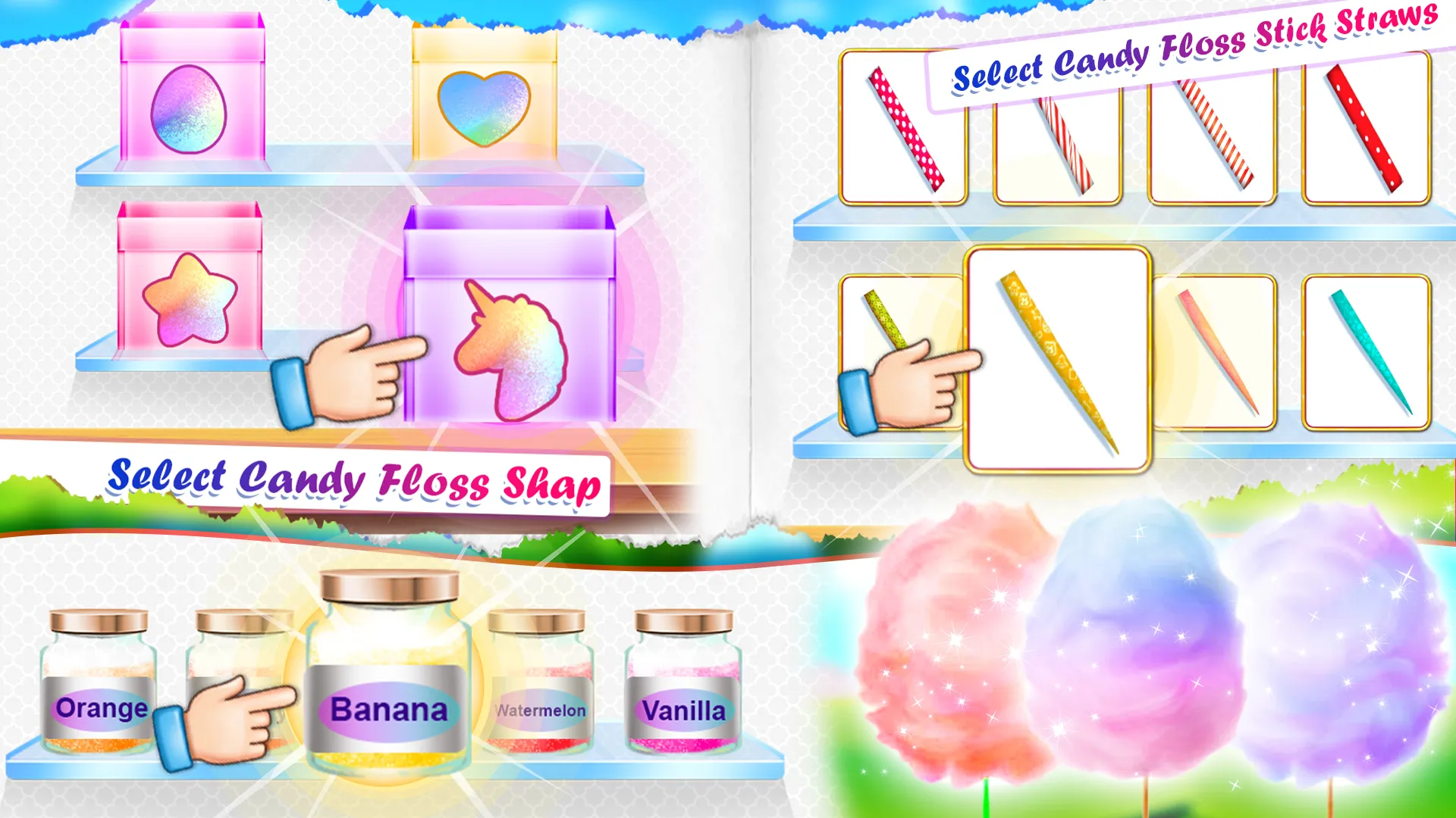 Unicorn Cotton Candy Maker | Indus Appstore | Screenshot