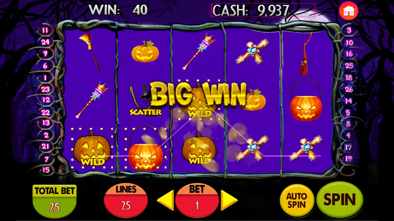 Halloween Slots Mania Deluxe | Indus Appstore | Screenshot