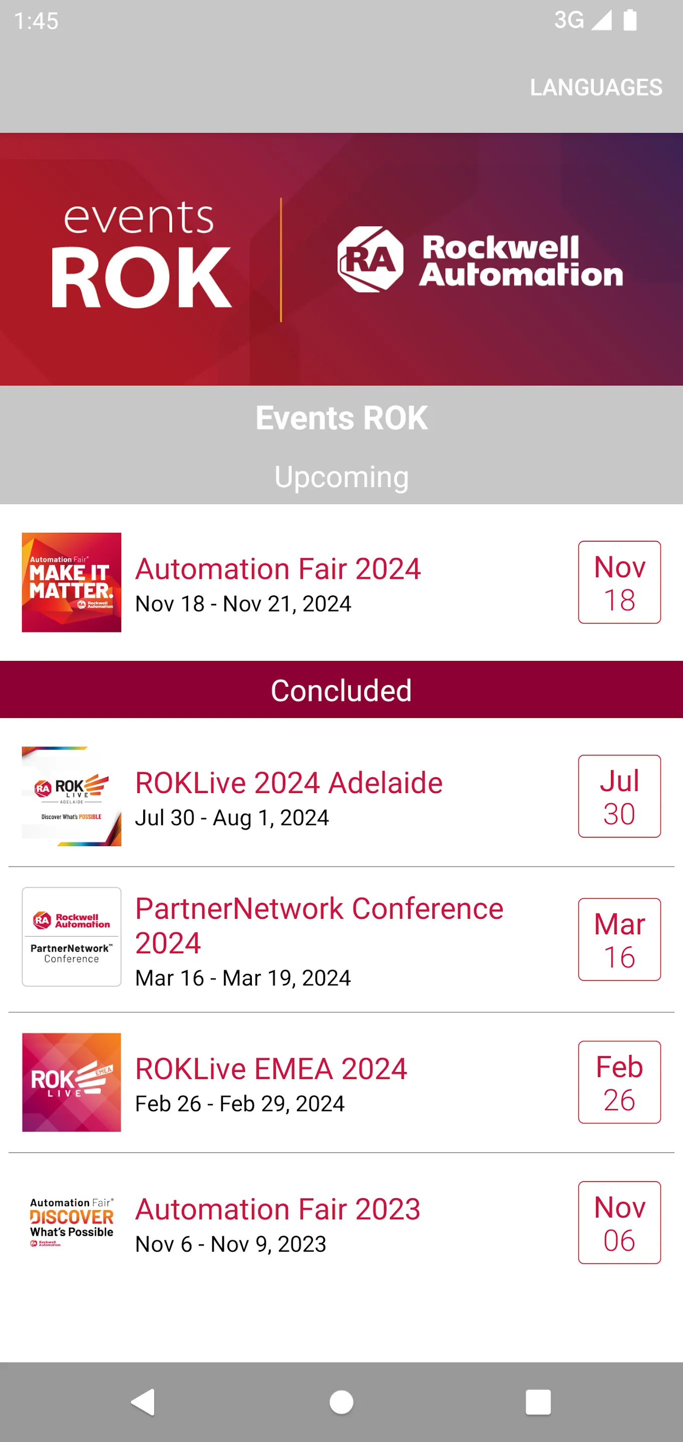 Events ROK | Indus Appstore | Screenshot